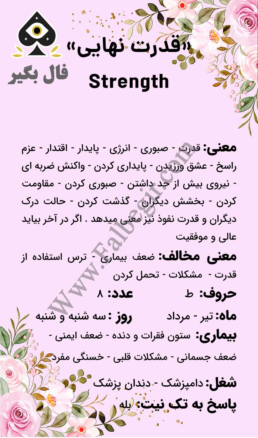 معنی کارت قدرت نهایی