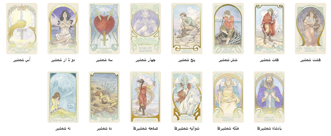 کارت تاروت چشم اندار اثیری