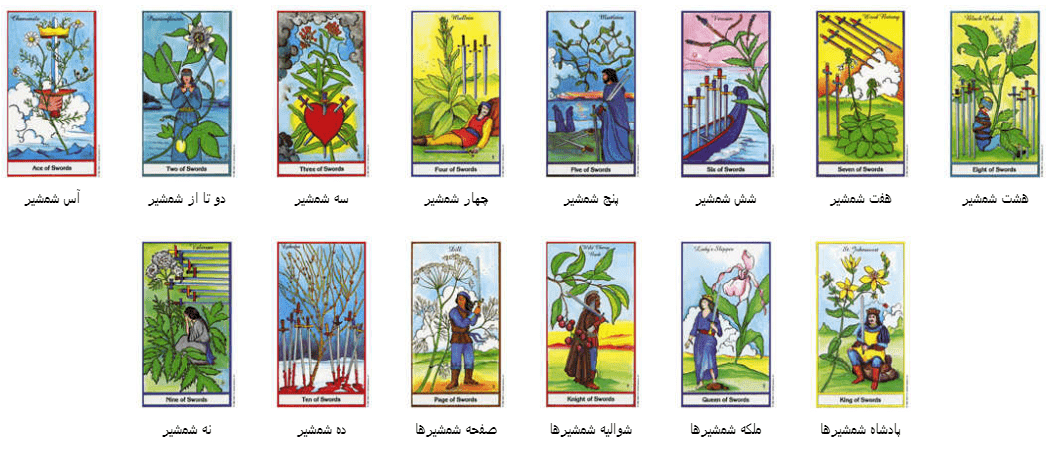 کارت تاروت دک گیاهی