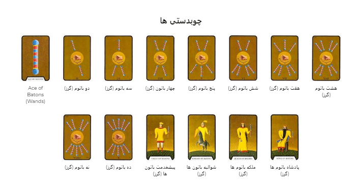  کارت تاروت جادوگران  Witches
