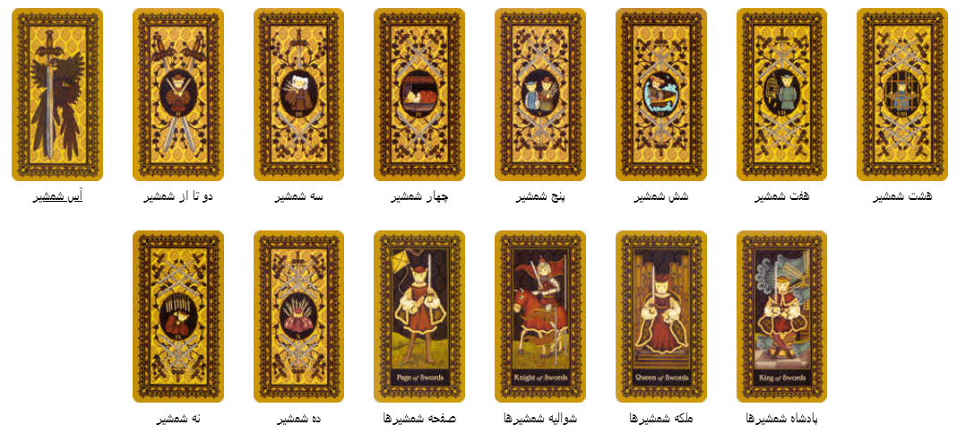 کارت تاروت گربه قرون وسطی
