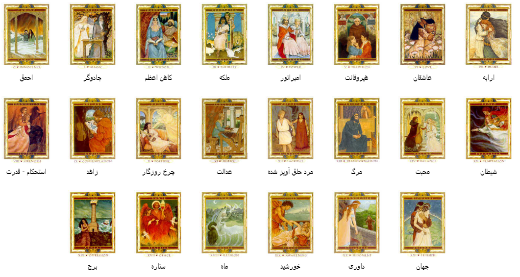 کارت تاروت مسیر عاشقان