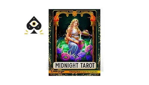 خرید کارت رنگ آمیزی تاروت نیمه شب Midnight Tarot Coloring